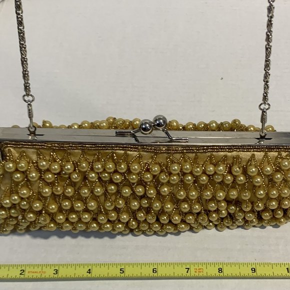 In's Swinging Bead Evening Bag Handbag FABULOUS - Picture 2 of 6